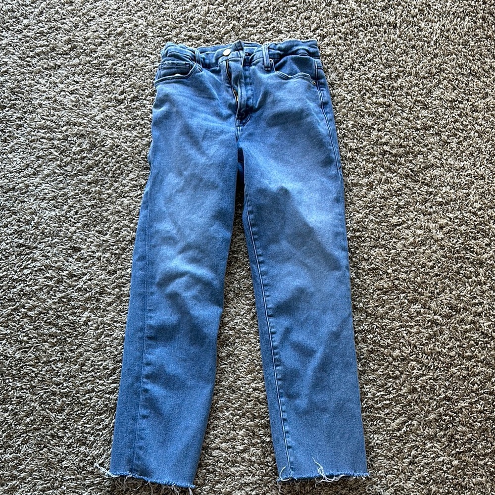 Good American Blue Ankle Jeans